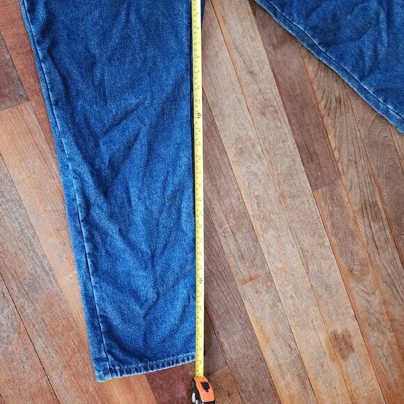 L.L. Bean Double L Relaxed Fit Dark Wash Denim Size 32 - Picture 7 of 16